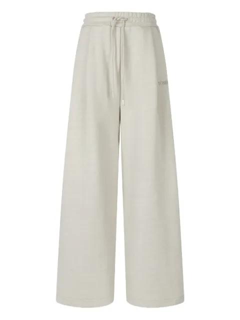 pleated drawstring track pants by TOMBOY