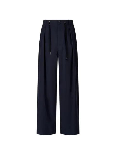 pleated drawstring trousers by TOMBOY