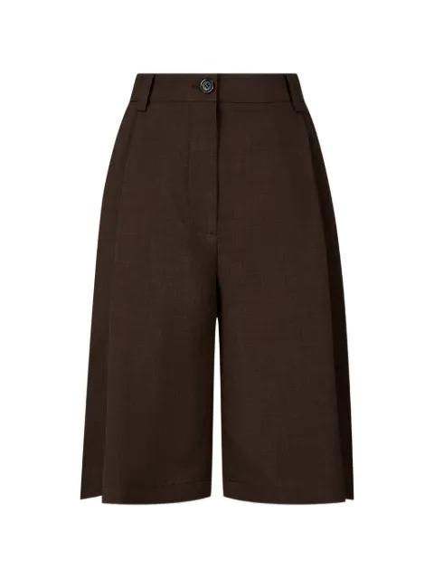 pleated relaxed-fit shorts by TOMBOY