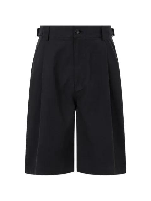pleated side-strap shorts by TOMBOY