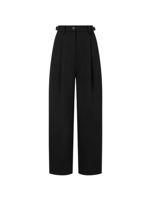 pleated trousers by TOMBOY