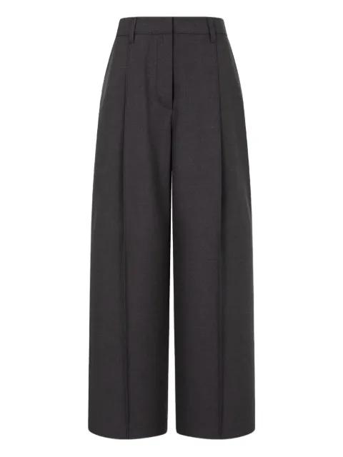 pleated trousers by TOMBOY