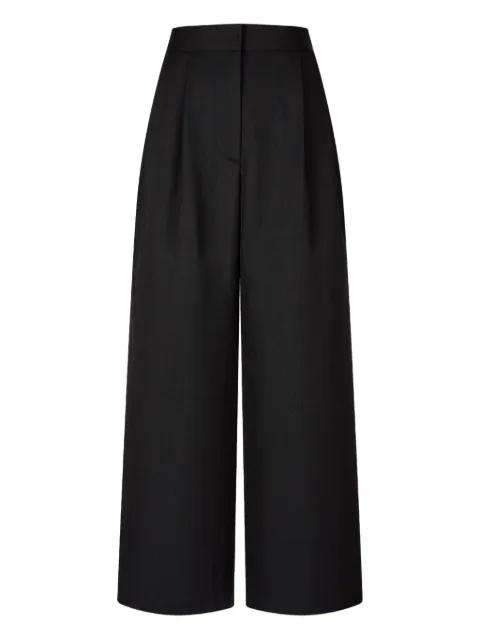 pleated trousers by TOMBOY