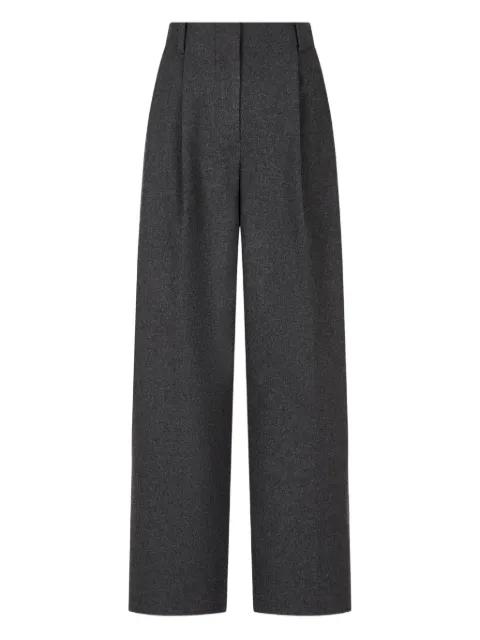 pleated trousers by TOMBOY