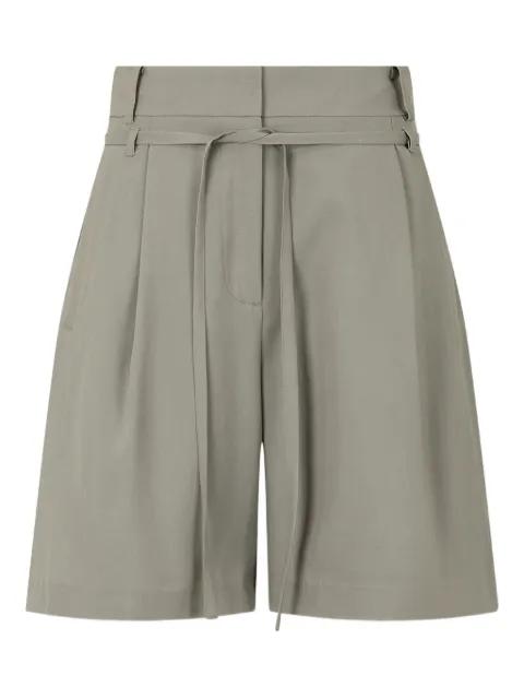 pleated waist-tie shorts by TOMBOY