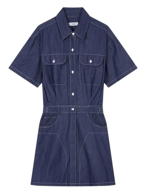 pockets short-sleeve jumpsuit by TOMBOY