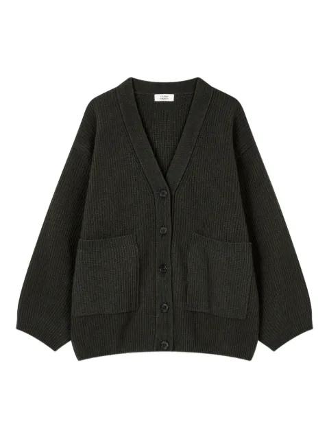 ribbed-knit cardigan by TOMBOY