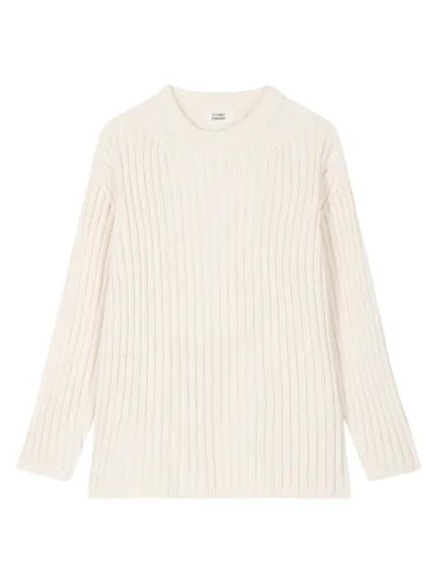 ribbed round-neck sweater by TOMBOY