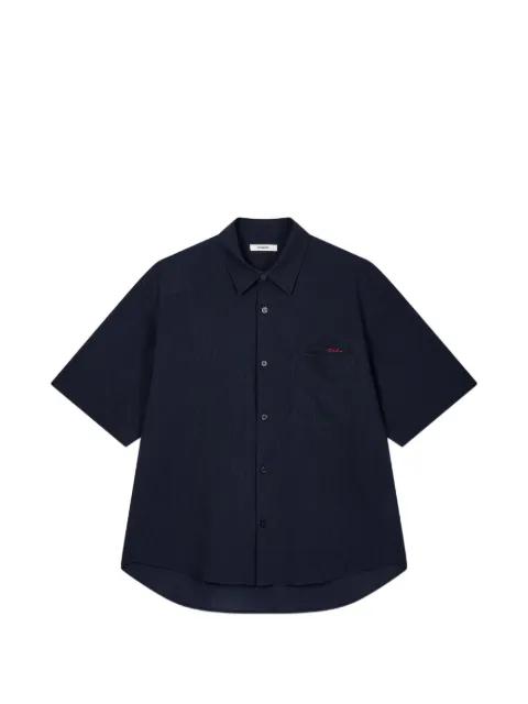 short-sleeve seersucker shirt by TOMBOY