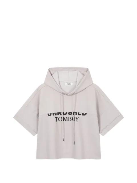 short-sleeved hoodie by TOMBOY