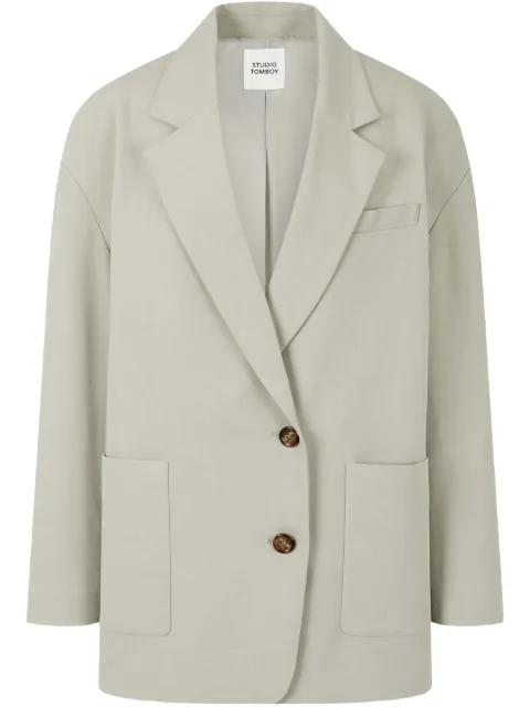 single-breasted blazer by TOMBOY