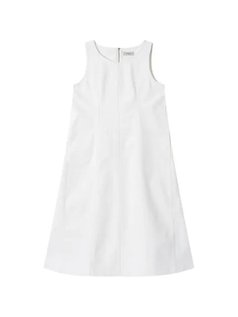 sleeveless denim mini dress by TOMBOY