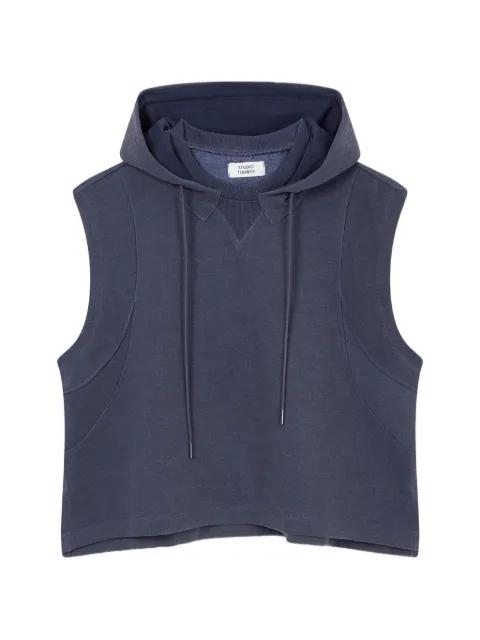 sleeveless hoodie by TOMBOY