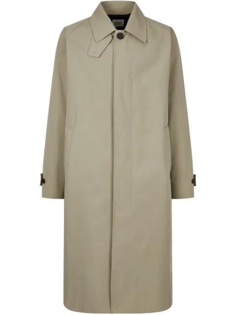 spread-collar trench coat by TOMBOY spread-collar trench coat by TOMBOY
