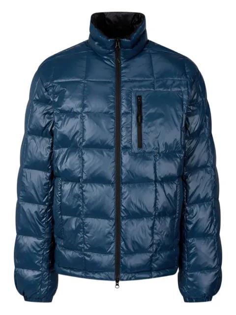 square-pattern padded jacket by TOMBOY