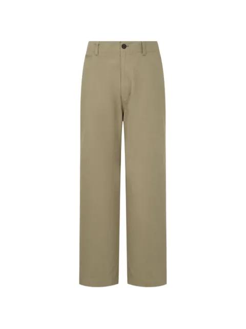 straight-leg cotton trousers by TOMBOY