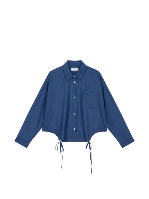 string-detail shirt by TOMBOY