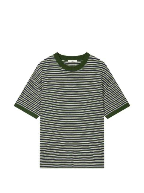 striped short-sleeve T-shirt by TOMBOY