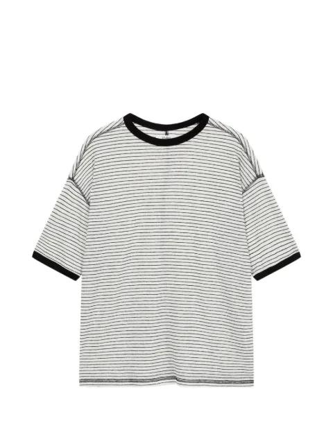 striped short-sleeve T-shirt by TOMBOY