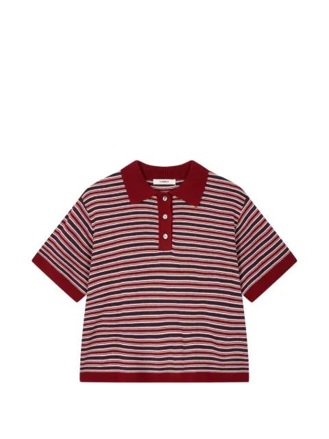 striped short sleeve sweater by TOMBOY