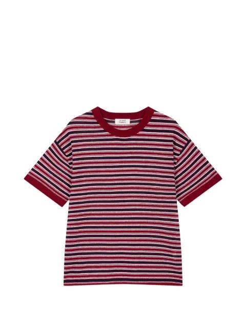 striped short-sleeve sweater by TOMBOY