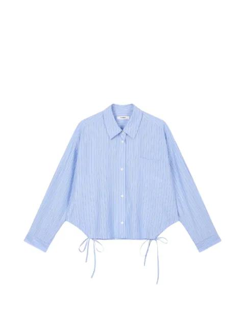striped tie-detail shirt by TOMBOY