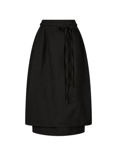 tie wrap skirt by TOMBOY