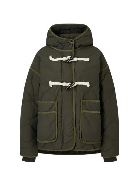 toggle-detail puffer jacket by TOMBOY