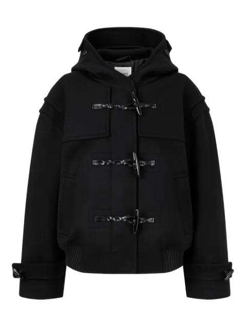 toggle-fastening hoodied jacket by TOMBOY