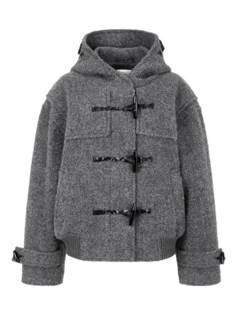toggle-fastening hoodied jacket by TOMBOY