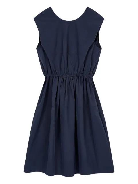 twisted gathered dress by TOMBOY