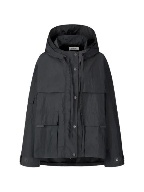 utility-design hoodied jacket by TOMBOY