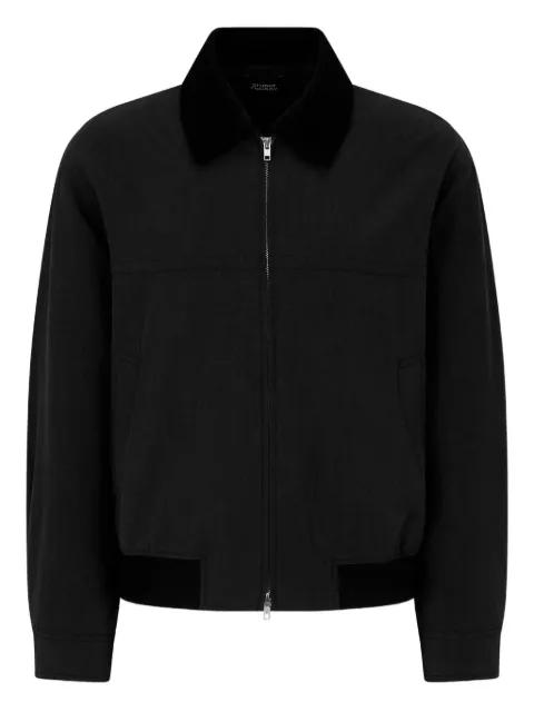 zip-closure bomber jacket by TOMBOY