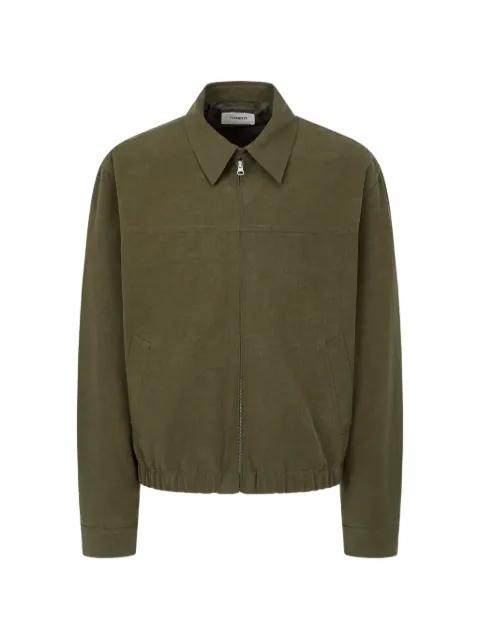 zip collar jacket by TOMBOY