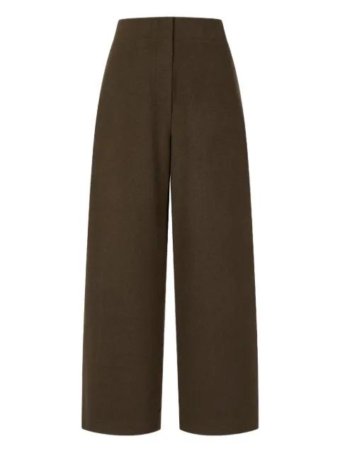 zip-fastening trousers by TOMBOY