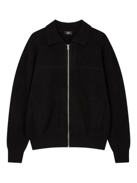 zip-up cardigan by TOMBOY