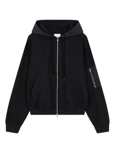zip-up hoodied sweatshirt by TOMBOY