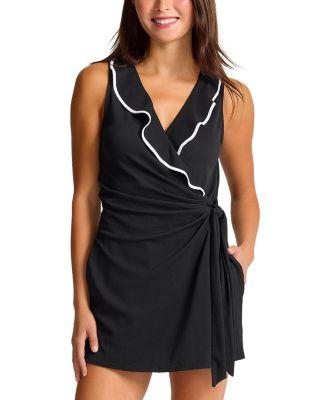 Island Cays Cabana Wrap Romper by TOMMY BAHAMA