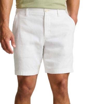 Men's Beach Coast Flat-Front Linen 9" Shorts by TOMMY BAHAMA