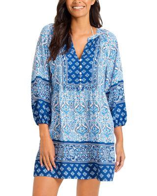Noble Pineapple Short Dress Swim Cover-Up by TOMMY BAHAMA