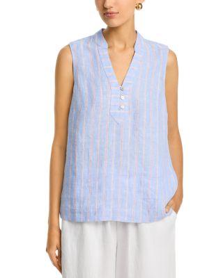 Sea Salt Bay Sleeveless Popover Top by TOMMY BAHAMA