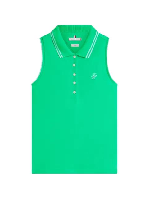 1985 slim-fit sleeveless cotton polo shirt by TOMMY HILFIGER