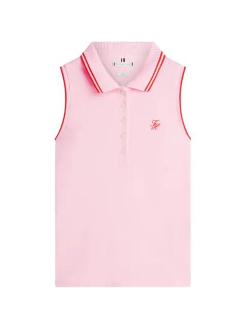 1985 slim-fit sleeveless cotton polo shirt by TOMMY HILFIGER