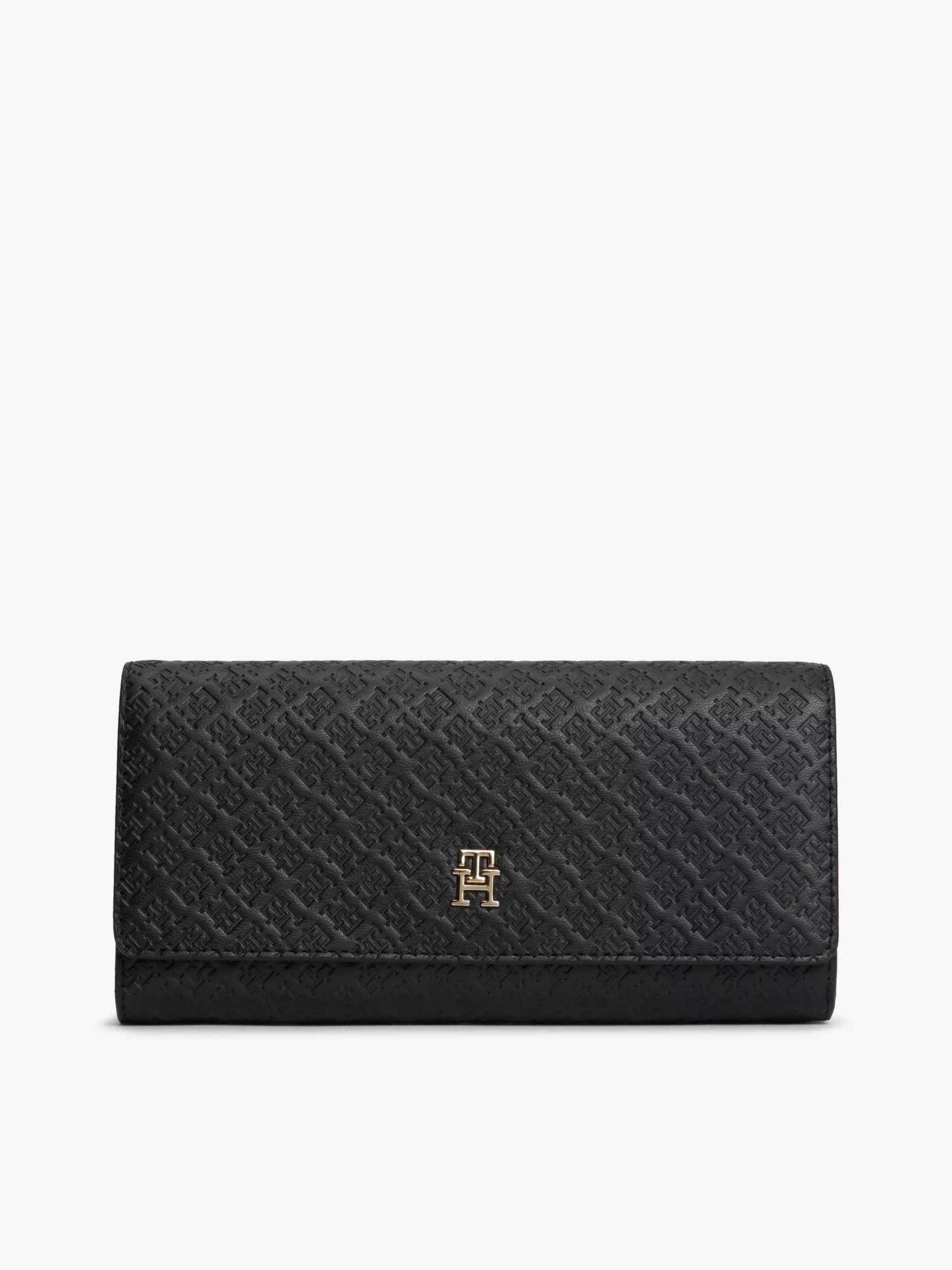 Allover Monogram Large Flap Wallet by TOMMY HILFIGER