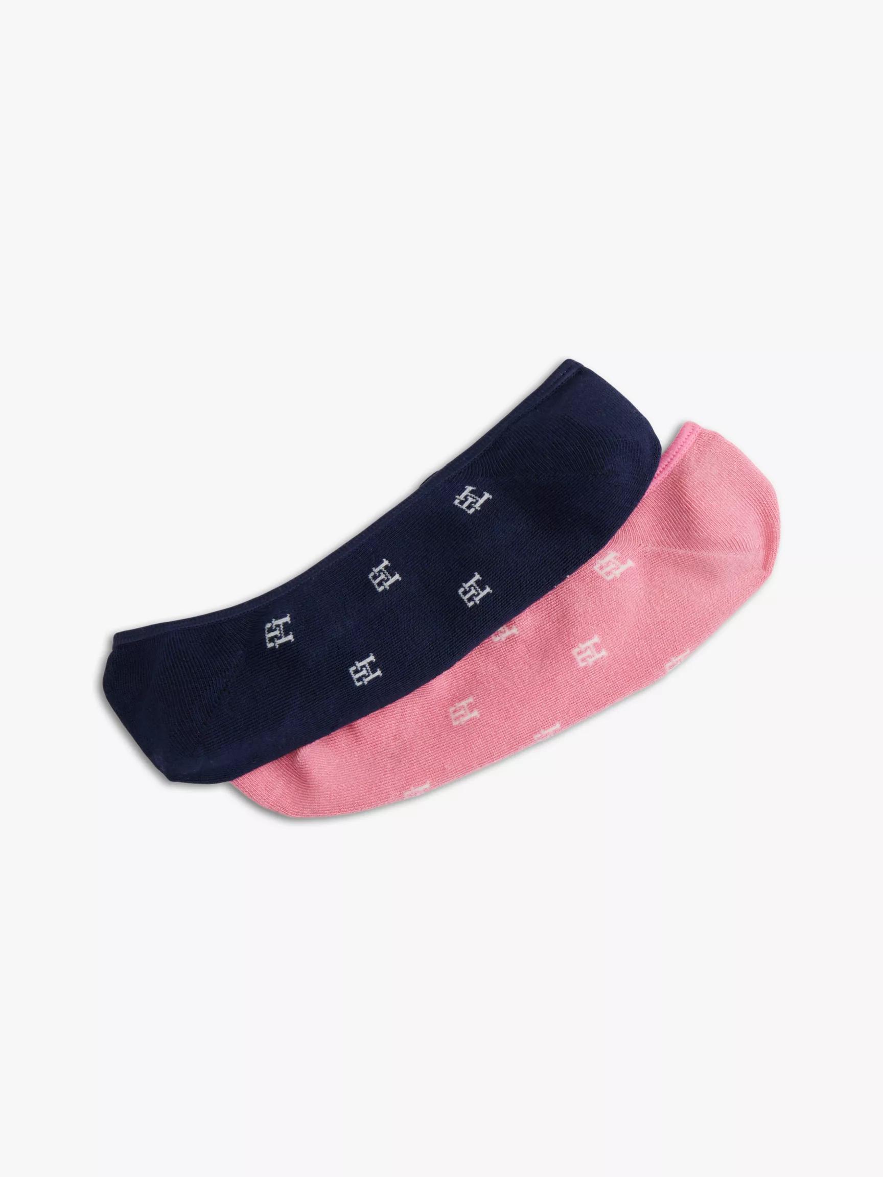 Allover Monogram No-Show Sock 2-Pack by TOMMY HILFIGER