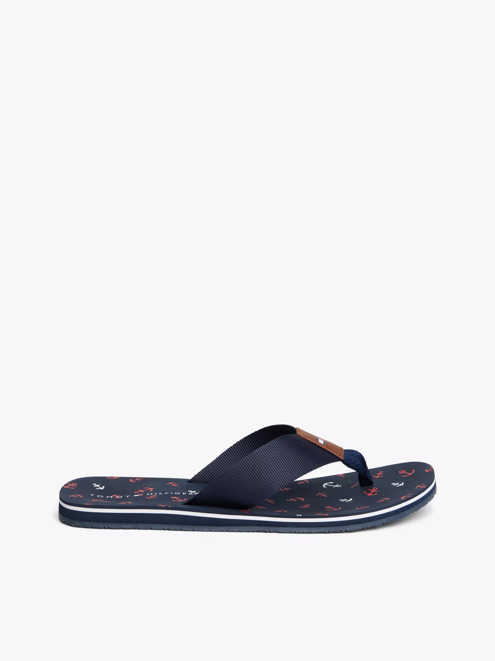 Anchor Print Flip-Flop by TOMMY HILFIGER