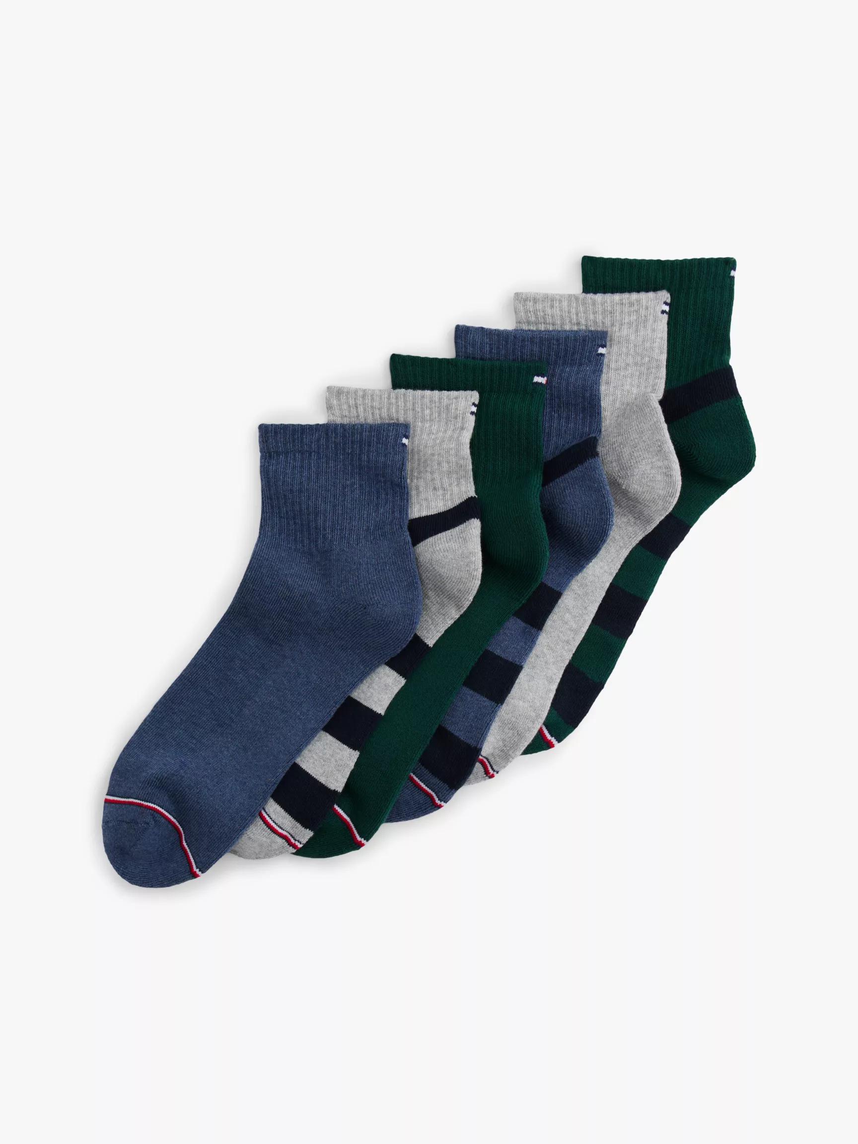 Athletic Quarter-Top Sock 6-Pack by TOMMY HILFIGER
