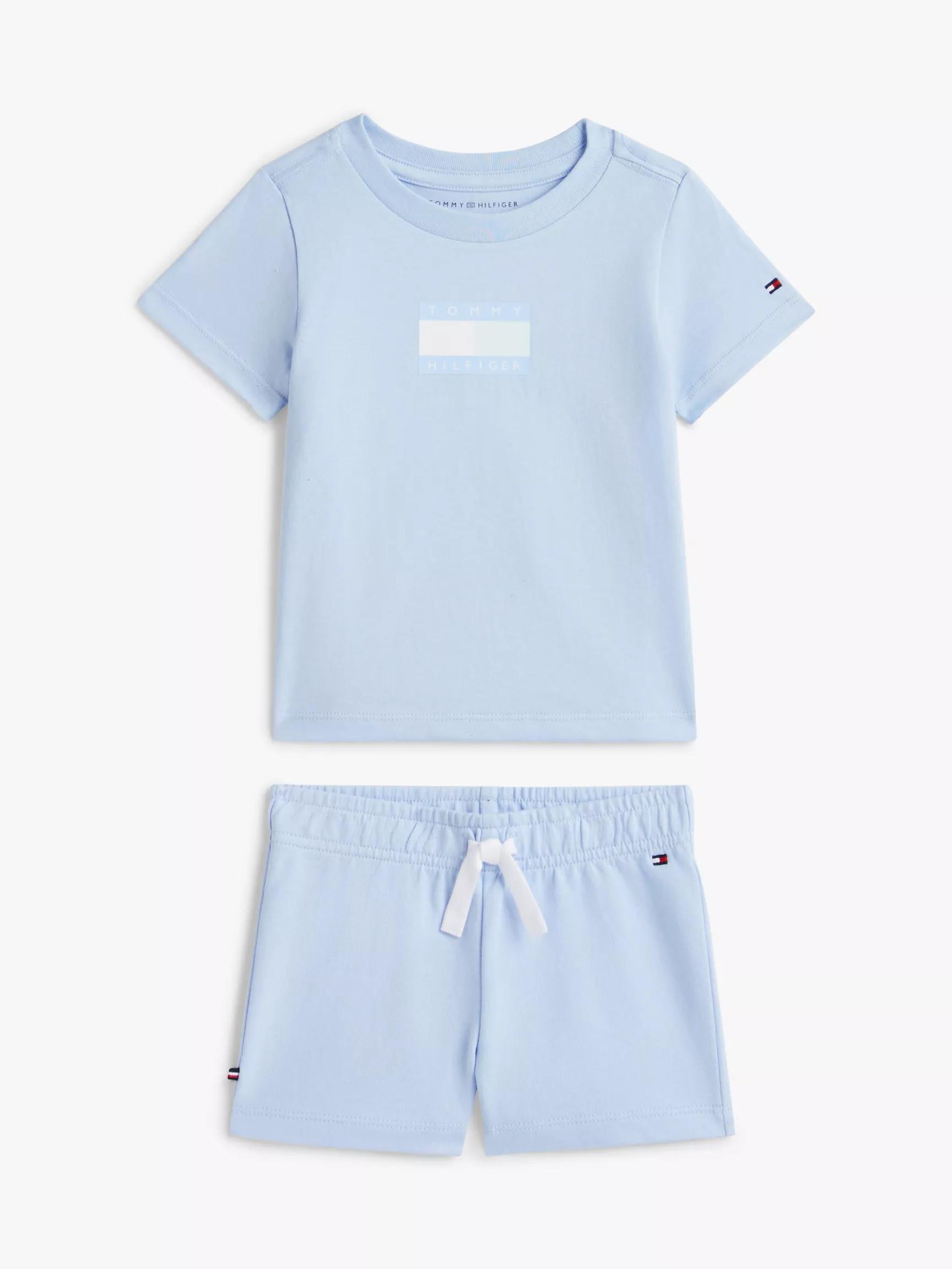 Babies' Flag Logo T-Shirt & Short Set by TOMMY HILFIGER