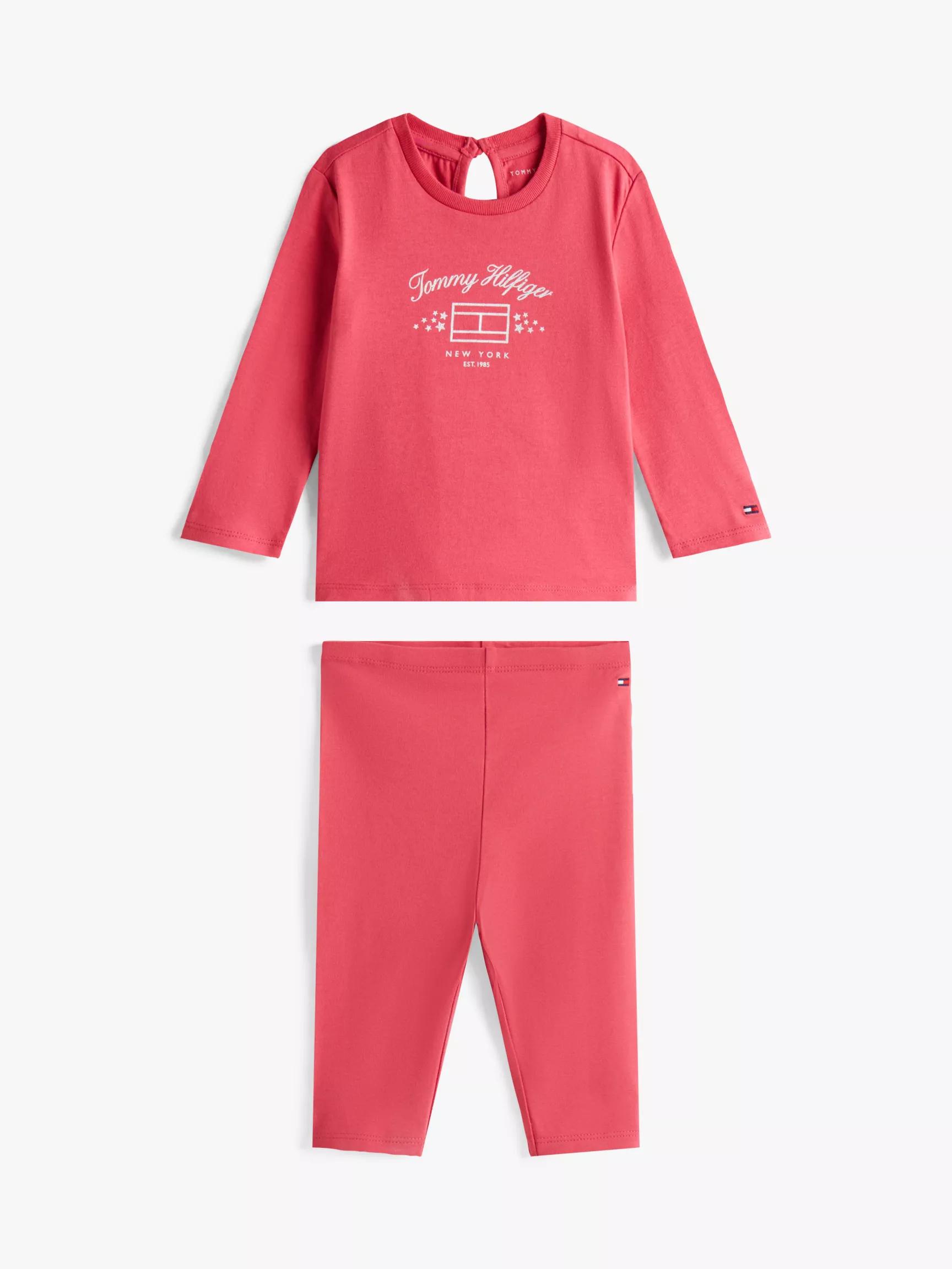 Babies' Logo Shirt and Pant Set by TOMMY HILFIGER