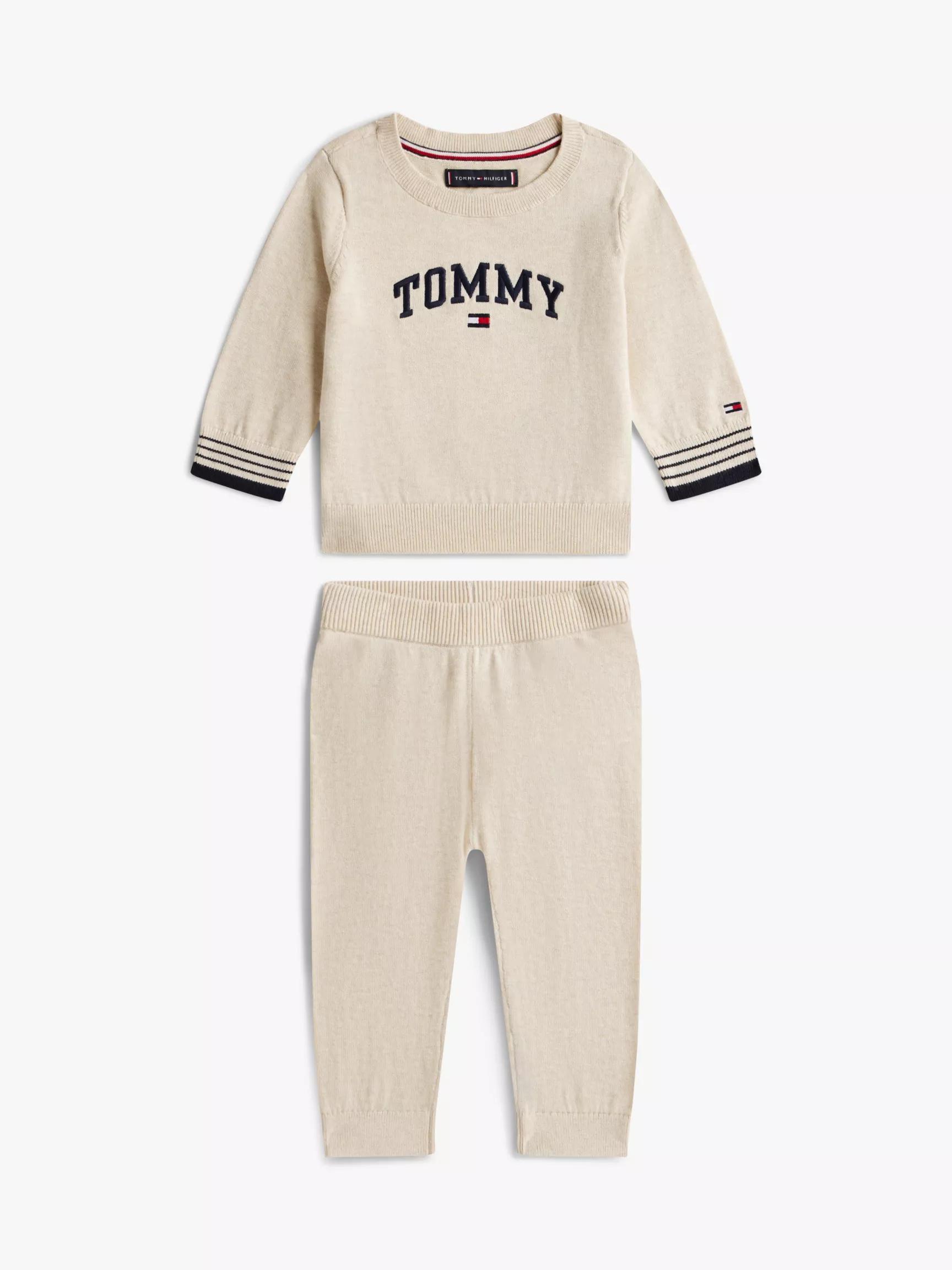 Babies' Logo Sweatshirt & Jogger Set by TOMMY HILFIGER